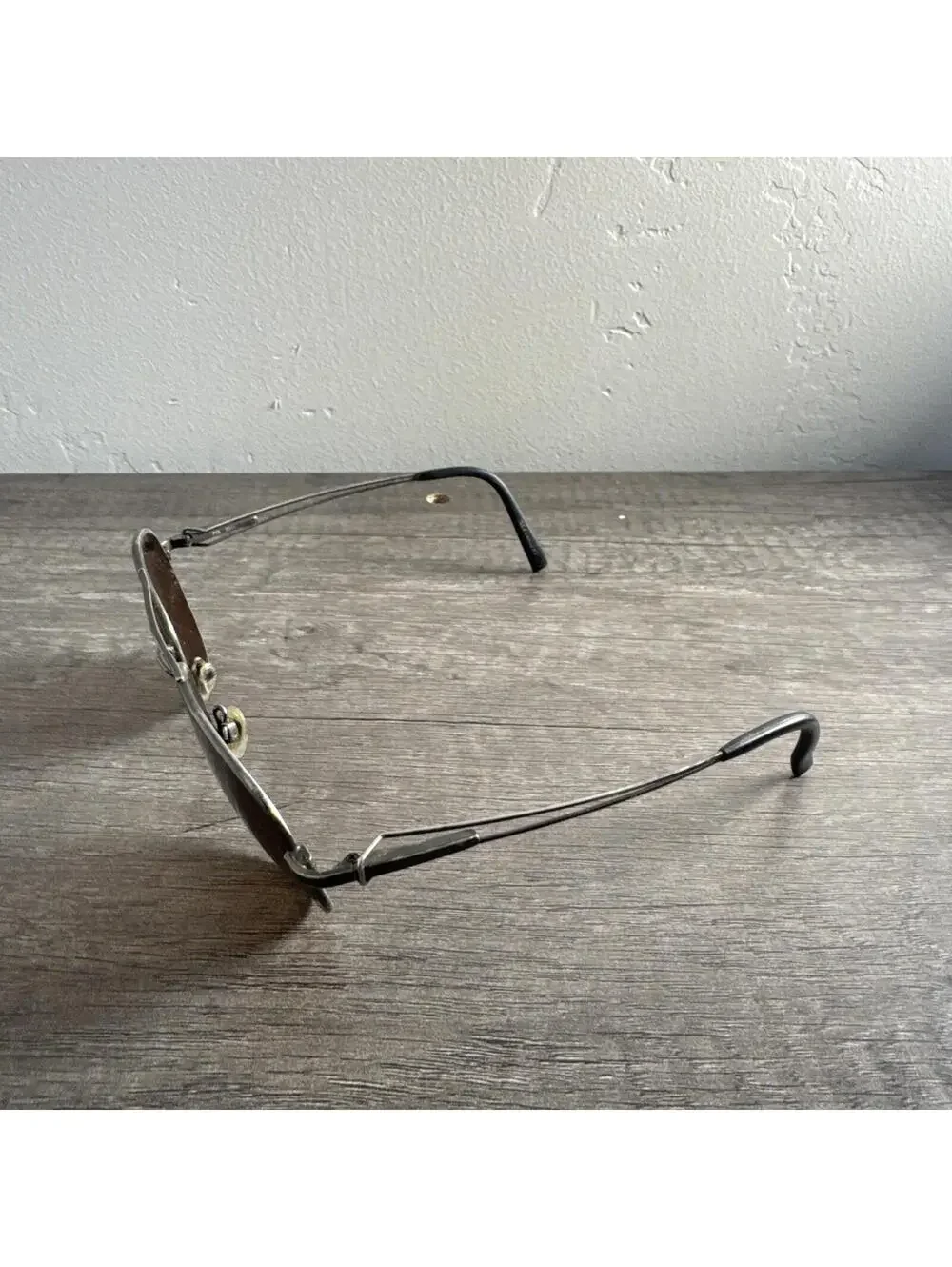 Serengeti Sunglasses Brando Silver Black Aviator FRAMED ONLY Vintage